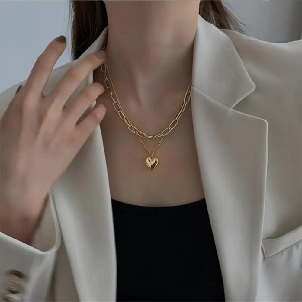 Beautiful Multilayer Love Necklace